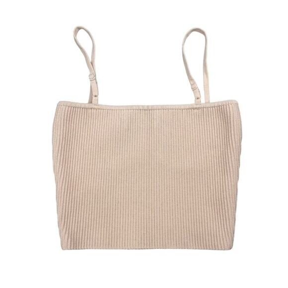 Aritzia Babaton Denzell Ribbed Sculpt Adjustable Strap Cropped Camisole Size XXS - Picture 7 of 7